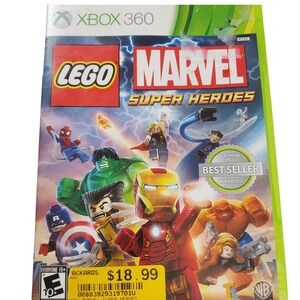 LEGO Marvel Super Heroes Xbox 360 Platinum Hits Best Seller Action Adventure